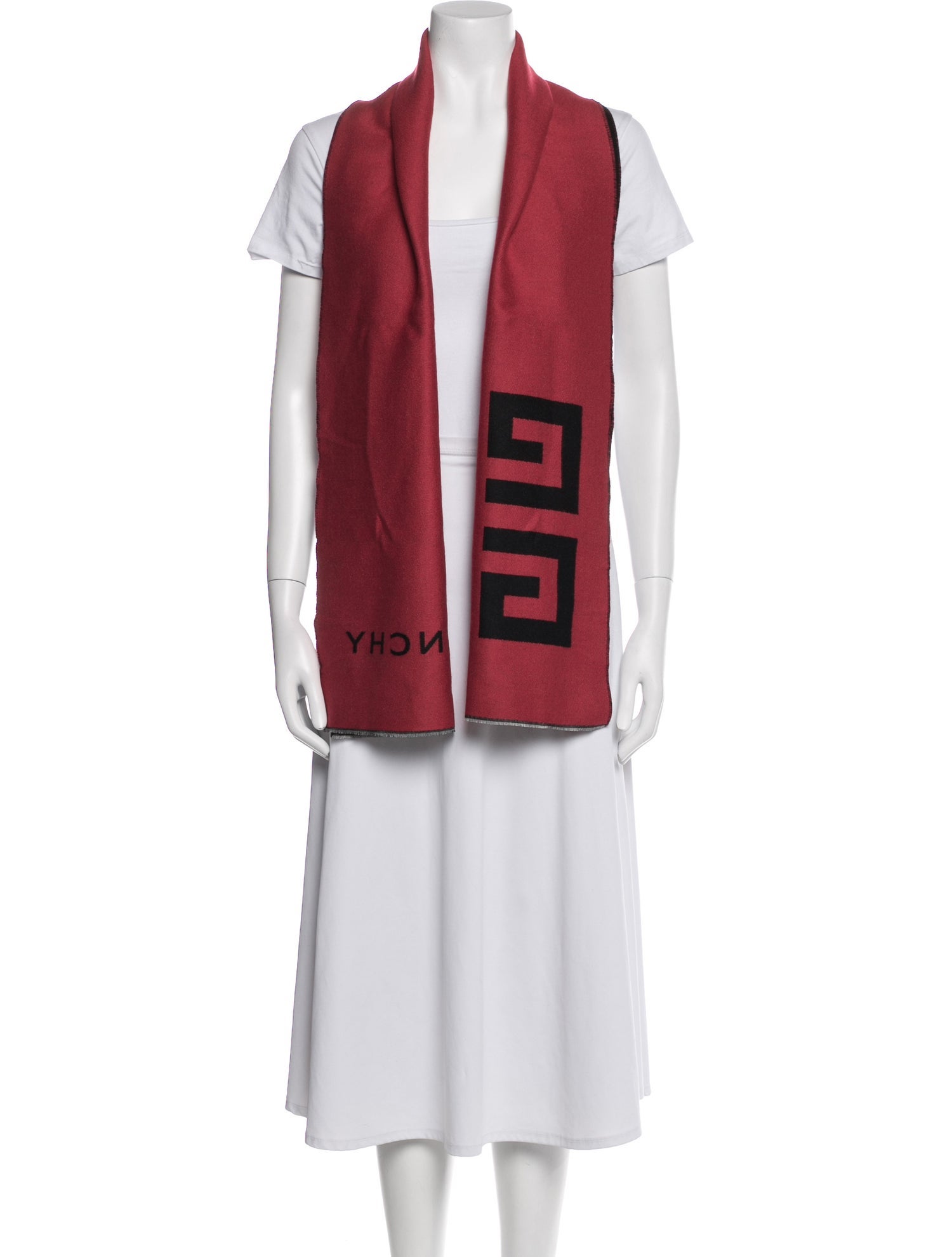 Givenchy Wool Printed Scarf